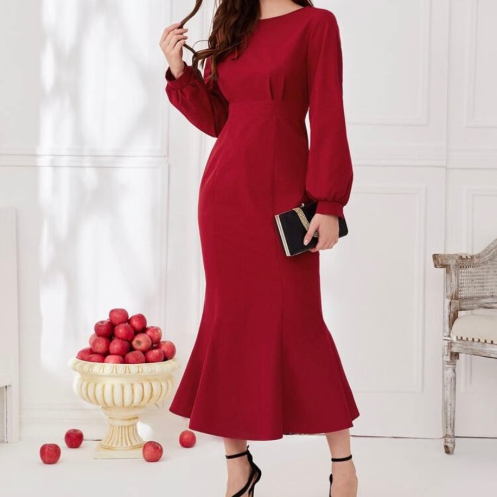 Red dress from shein